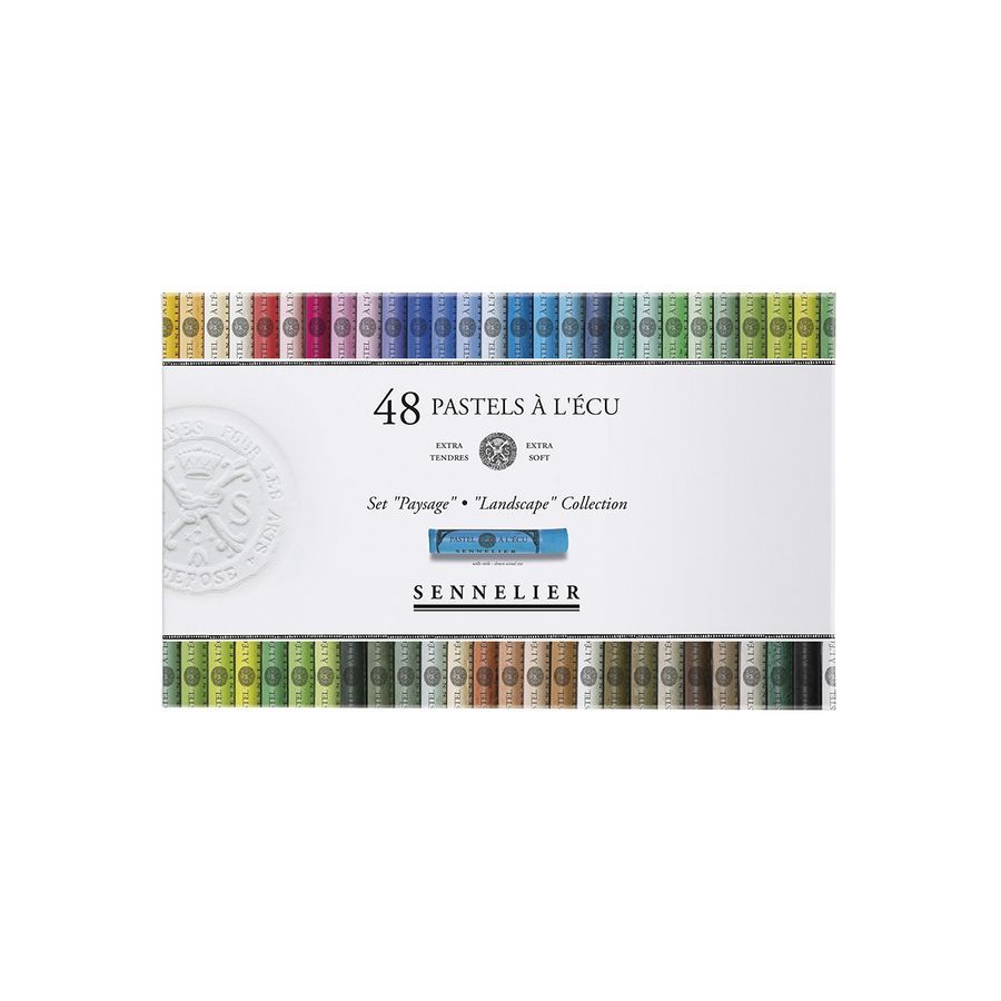 Boîte carton Pastel ECU Paysage – 48 pastels surfins – Raphaël