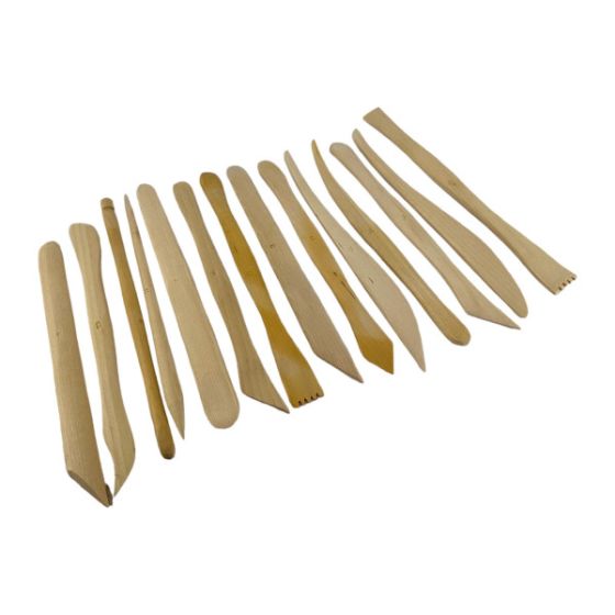 Ébauchoirs bois sculpture et modelage – Assortiment 38 pièces