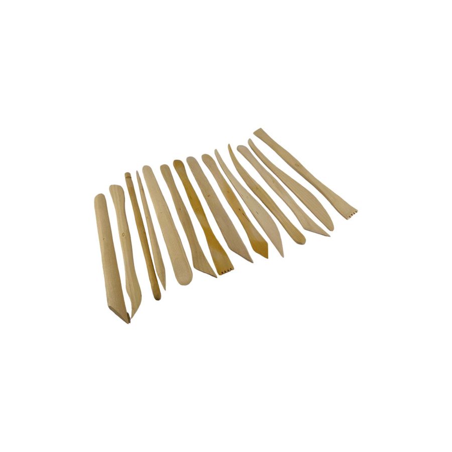 Ébauchoirs bois sculpture et modelage – Assortiment 38 pièces