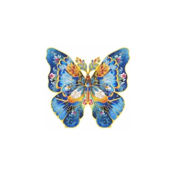 Rowood Morpho Helena Flower Wooden Jigsaw Puzzle