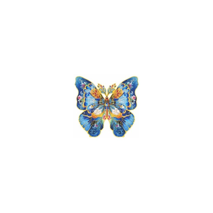 Rowood Morpho Helena Flower Wooden Jigsaw Puzzle
