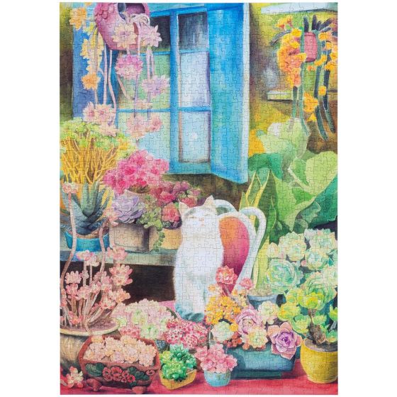 Robotime Cat's Plant Yard – Rolife Joy Piece Jigsaw Puzzle Series