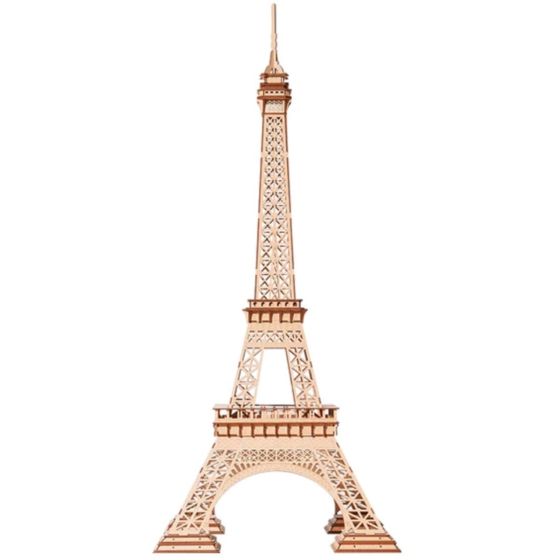 Puzzle 3D en bois Tour Eiffel PLUS – Robotime – 42.6 x 44.6 x 99.6 cm