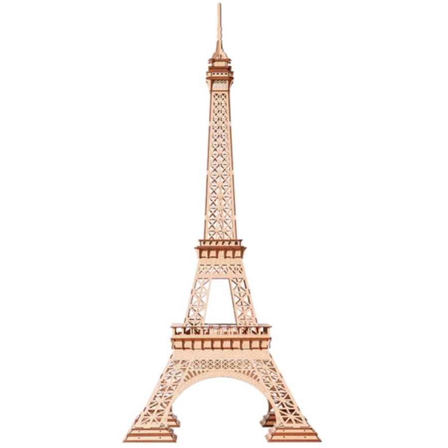 Puzzle 3D en bois Tour Eiffel PLUS – Robotime – 42.6 x 44.6 x 99.6 cm
