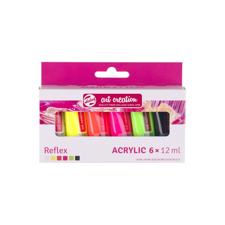 Art Creation • Set de peinture acrylique Reflex 6x12ml