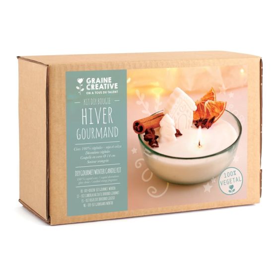 Kit DIY - Bougie Hiver Gourmand - Graine Créative