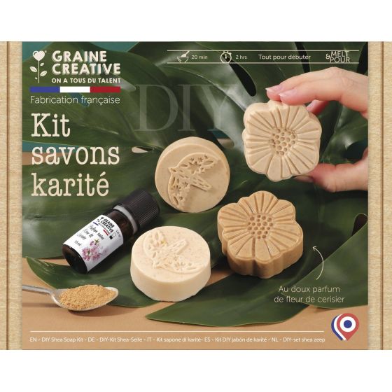 Kit DIY Savons Karité – Graine Créative