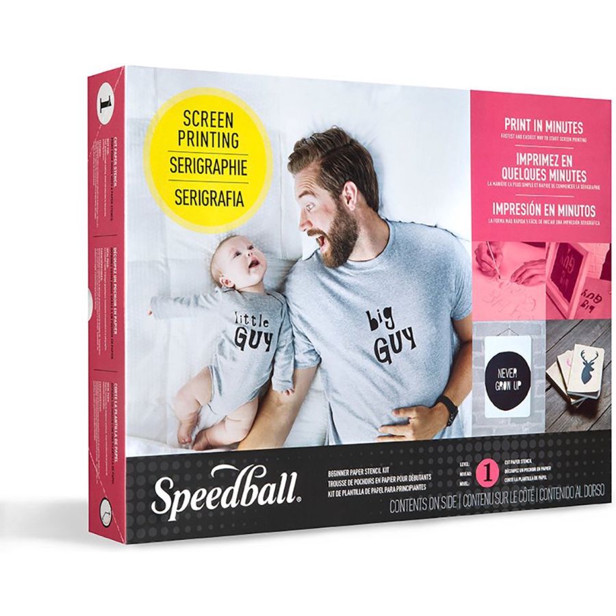 Speedball Hobby Kit – Kit de démarrage pour sérigraphie textile