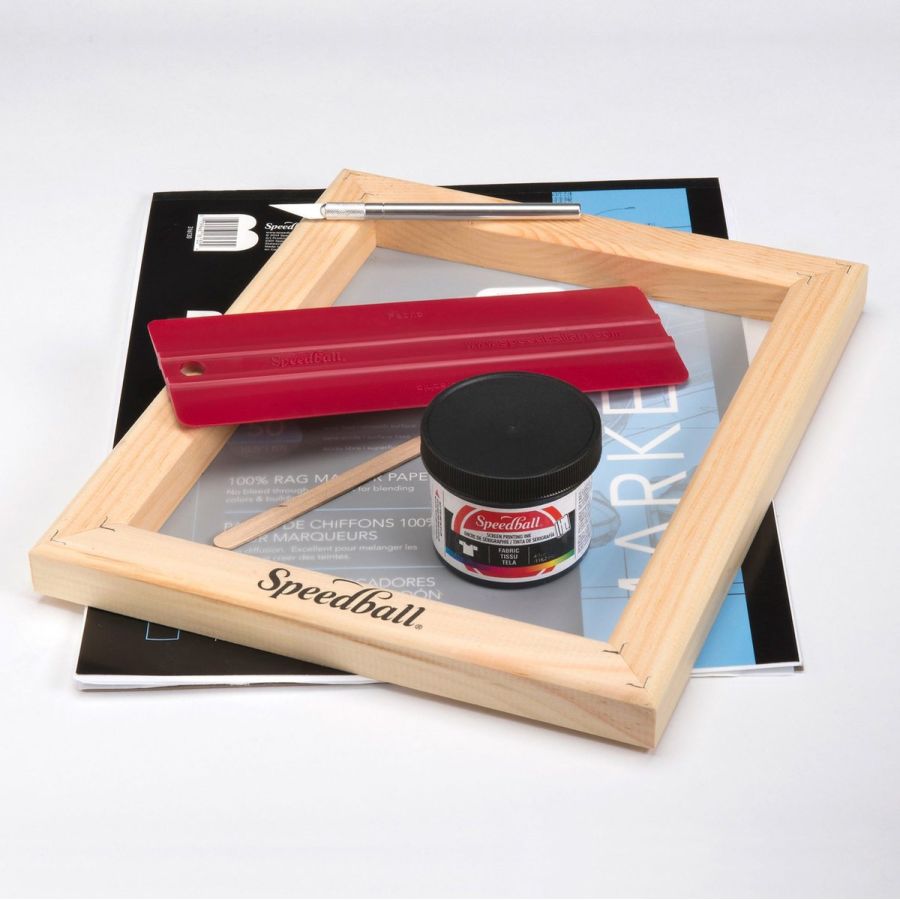 Speedball Hobby Kit – Kit de démarrage pour sérigraphie textile
