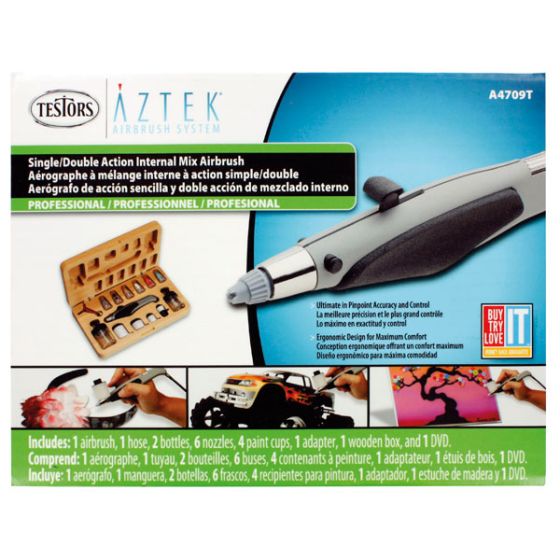 Aérographe Aztek AZ4709T DeLuxe Resin – Coffret bois complet