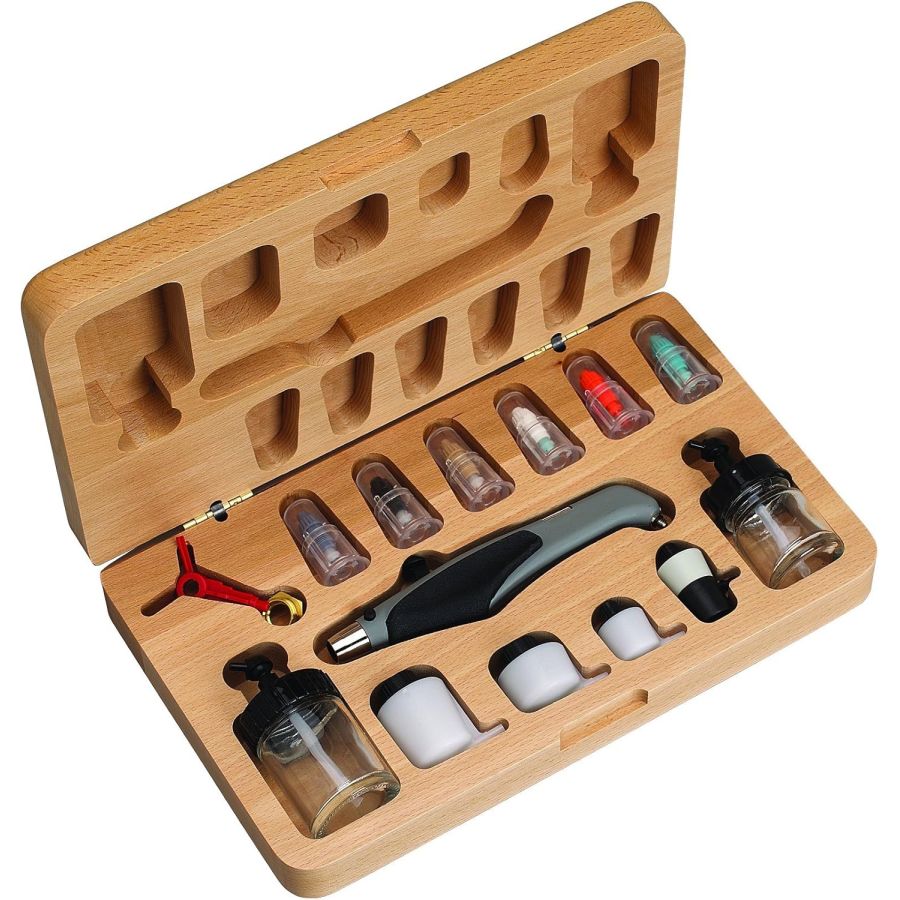 Aérographe Aztek AZ4709T DeLuxe Resin – Coffret bois complet