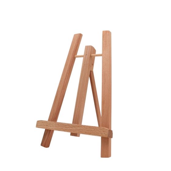 Chevalet de table Phoenix Arts B27 en hêtre massif – 28 x 19 cm – Pliable
