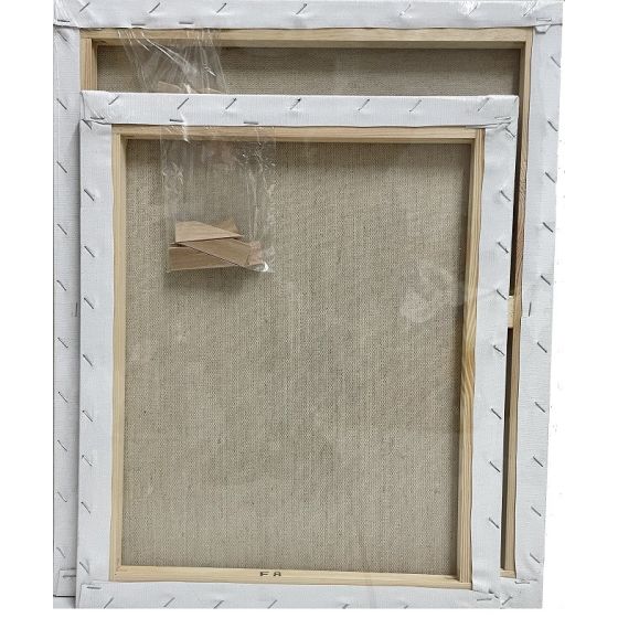 Châssis Lin sans Acide - 400g/m², Enduit Universel, Grain Moyen