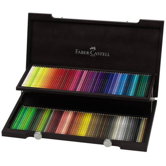 COFFRET PRESTIGE BOIS DE 120 POLYCHROMOS 