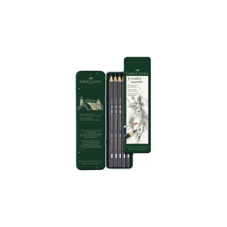BOITE METAL 5 CRAYONS GRAPHITE BOITE METAL 5 CRAYONS GRAPHITE