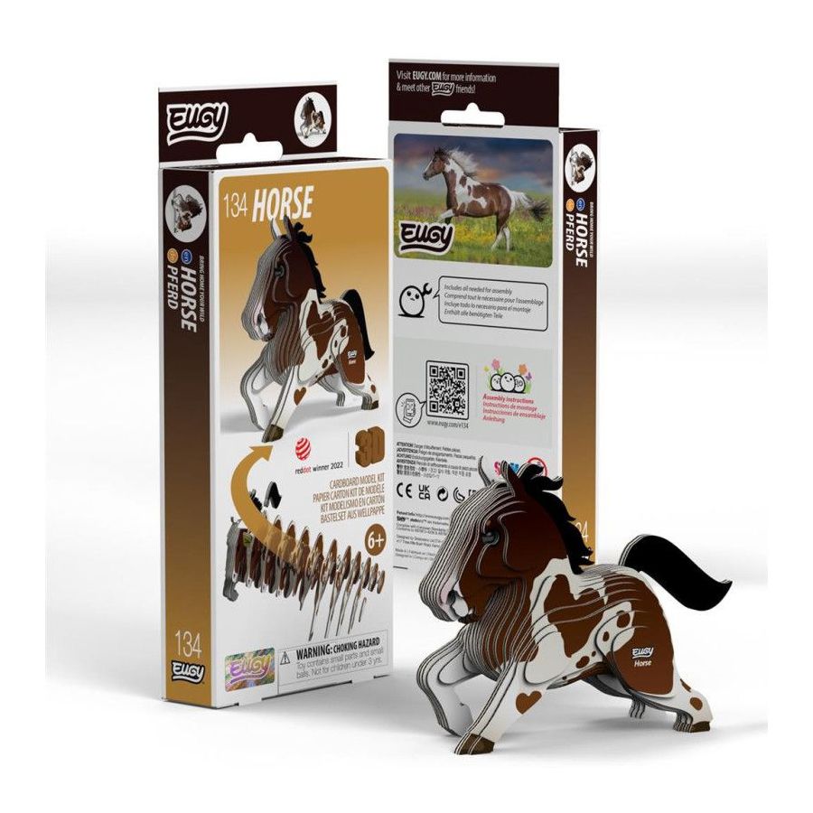 EUGY Puzzle 3D – Cheval (9.6 x 3,7 x 8.3 cm)