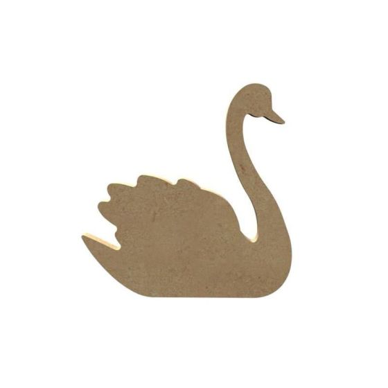 Cygne 15 cm en MDF (certifié PEFC 100%) – Aladine