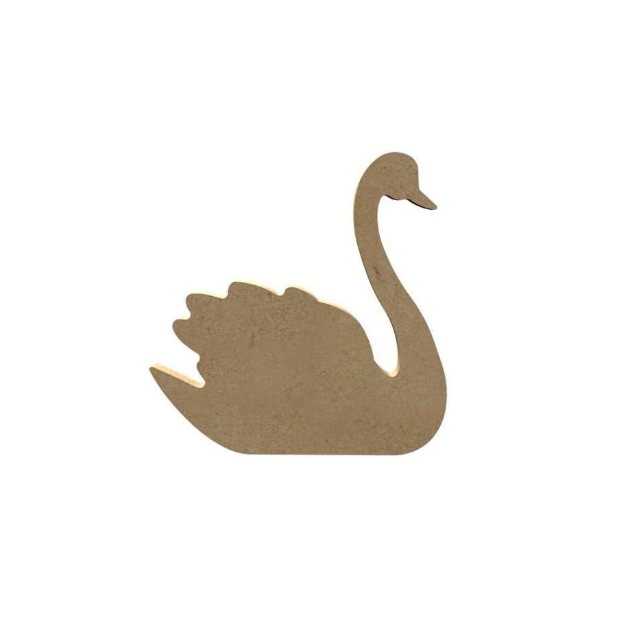 Cygne 15 cm en MDF (certifié PEFC 100%) – Aladine