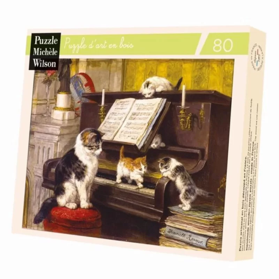 Puzzle en bois Michèle Wilson – La Leçon de Piano (80 pièces) – Dès 10 ans