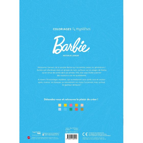 Coloriages Mystères – Barbie (50 coloriages)