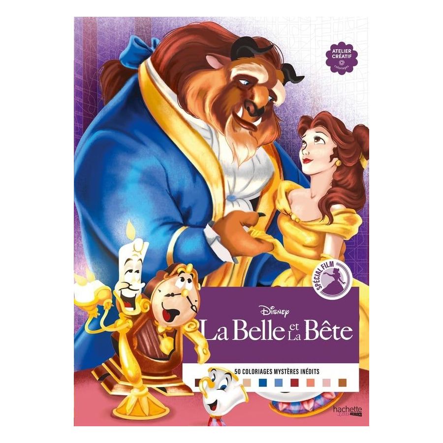 Coloriages Mystères Spécial Film – La Belle et la Bête (Disney) – Hachette Heroes