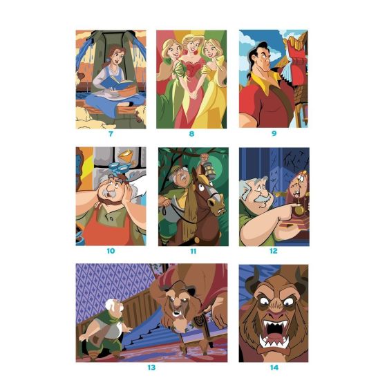 Coloriages Mystères Spécial Film – La Belle et la Bête (Disney) – Hachette Heroes