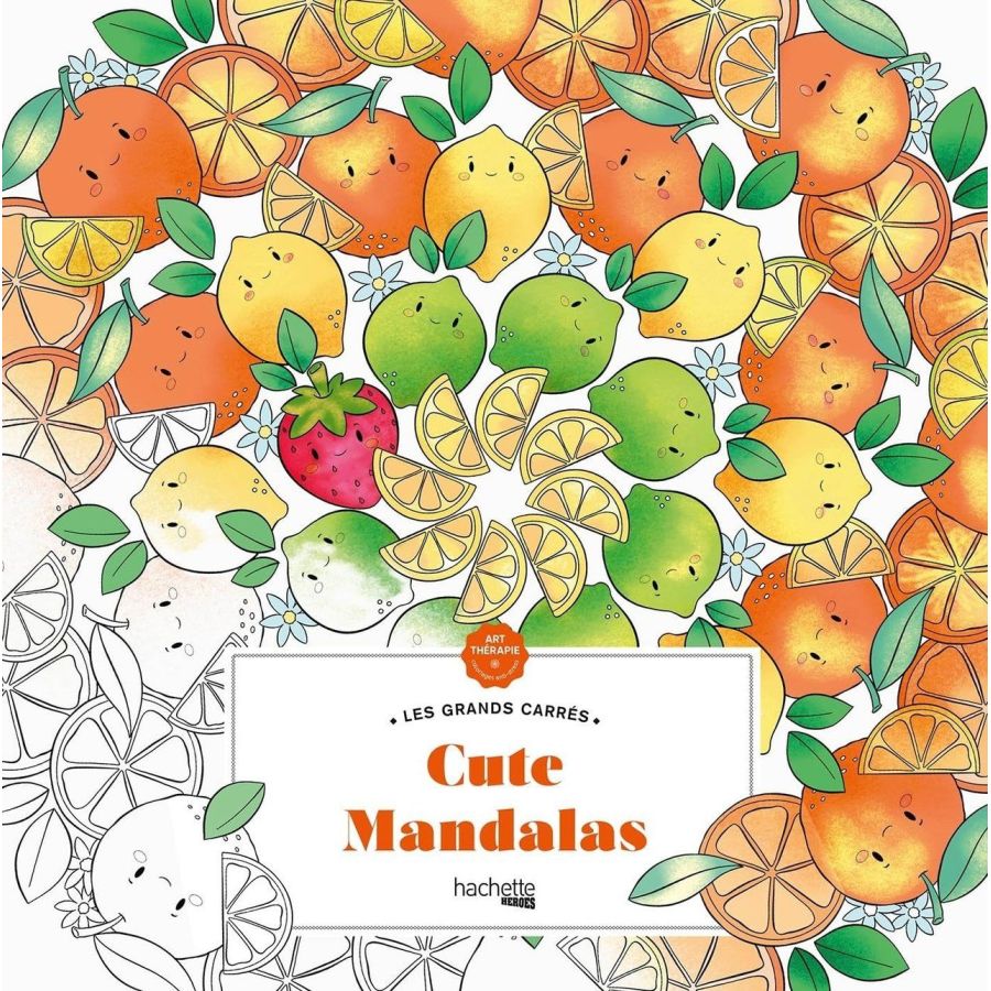 Cute Mandalas – Livre de coloriage & cherche-et-trouve (36 illustrations)