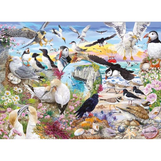 Puzzle Wings in the Wild – Coffret 4 x 500 pièces (Gibsons x RSPB)