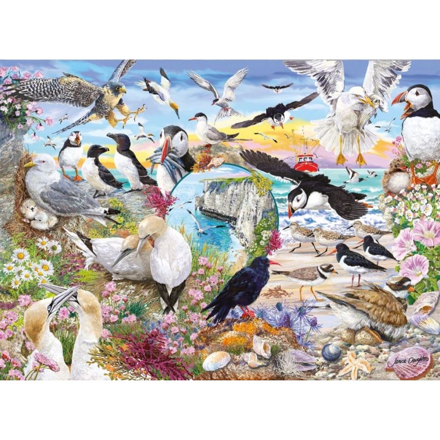 Puzzle Wings in the Wild – Coffret 4 x 500 pièces (Gibsons x RSPB)
