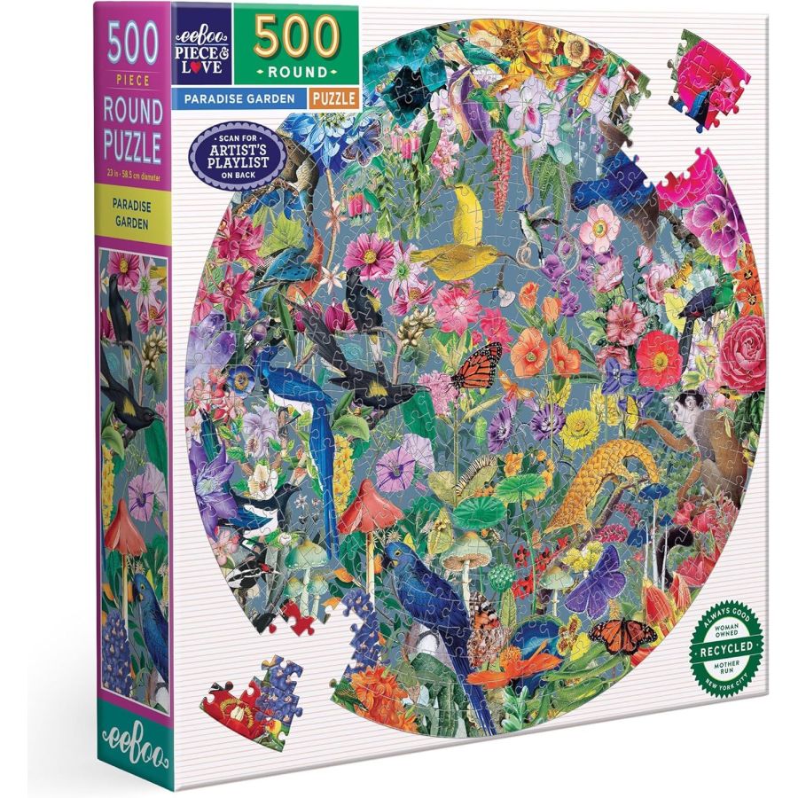 Puzzle Jardin Paradisiaque – 500 pièces (illustration Clare Celeste Borsch)