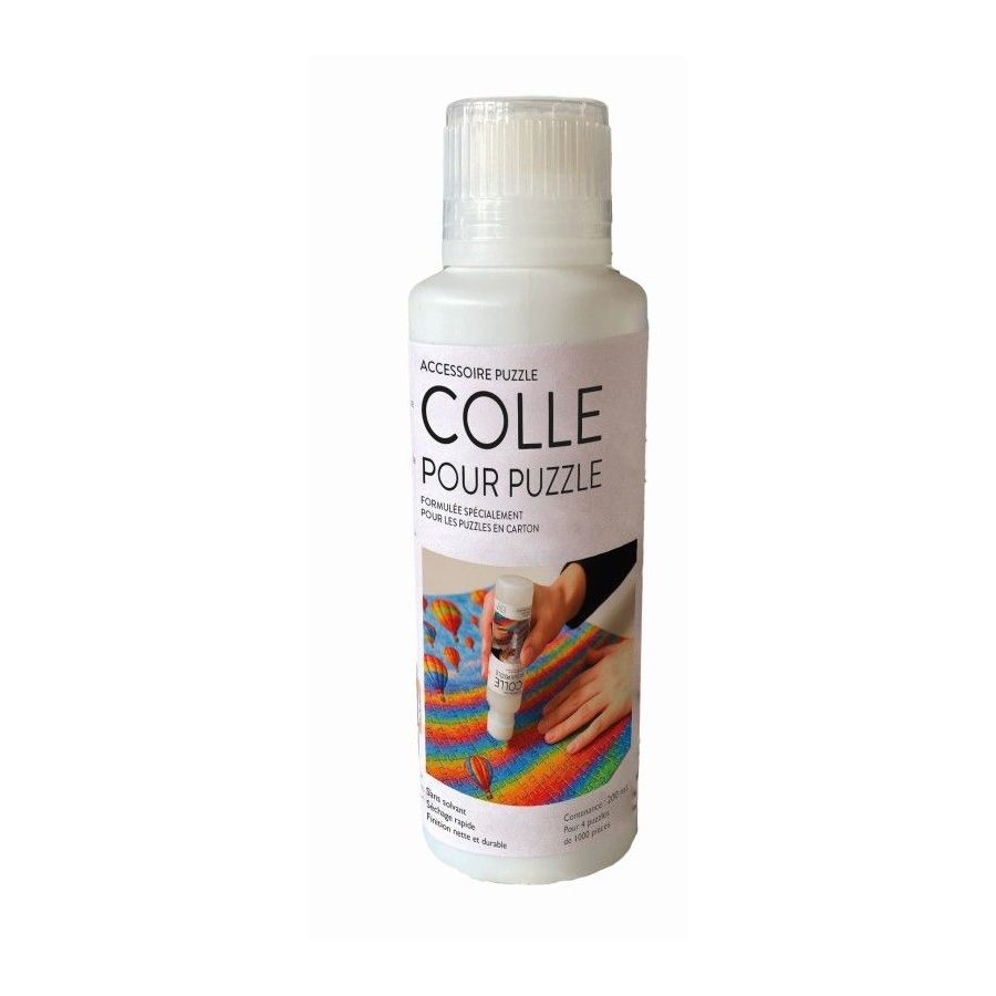 Colle pour puzzle 200 ml (avec applicateur mousse) – Fixation & finition durable