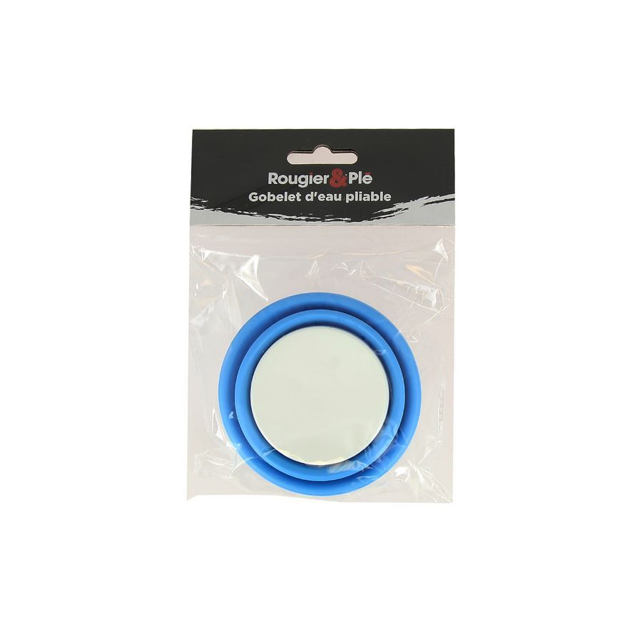 Rougier&Plé – Gobelet à eau pliable avec repose-pinceaux (compact & nomade)