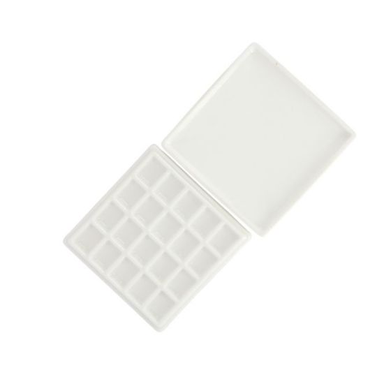 Sinoart – Palette en céramique 20 alvéoles Ø 12 cm