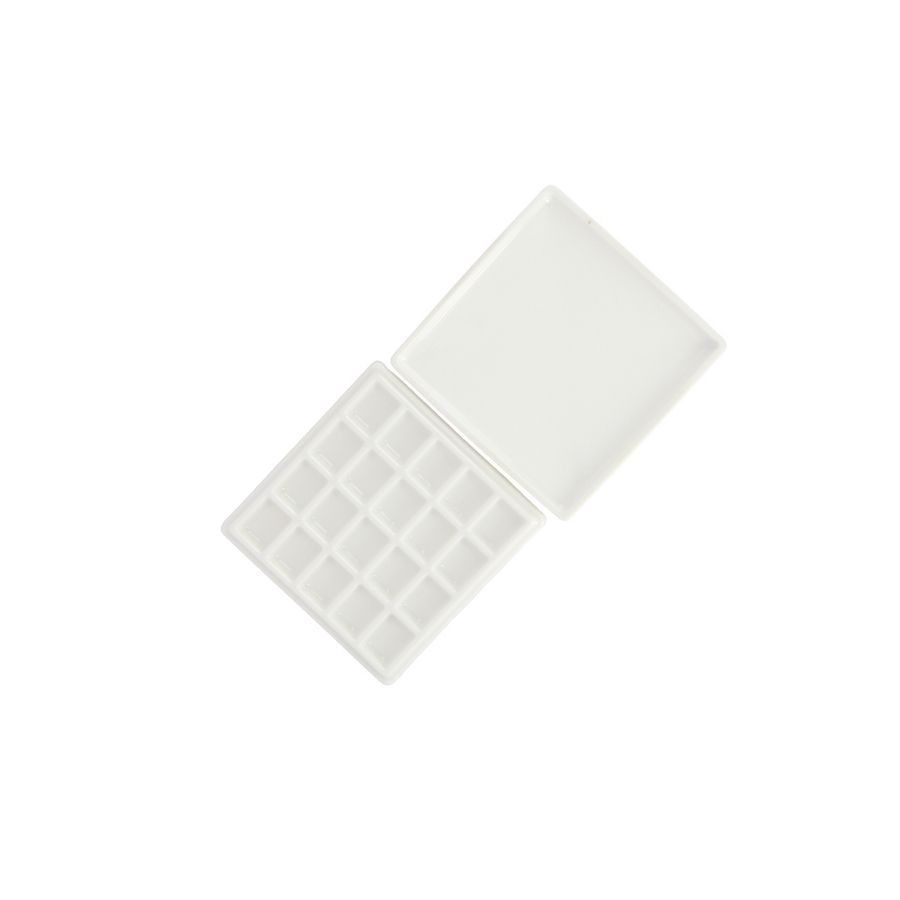 Sinoart – Palette en céramique 20 alvéoles Ø 12 cm