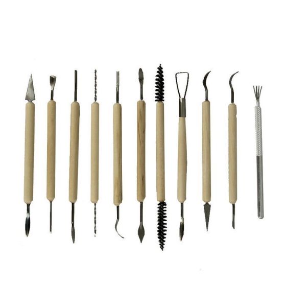Sinoart – Outils de nettoyage 11 pcs (argile & modelage)
