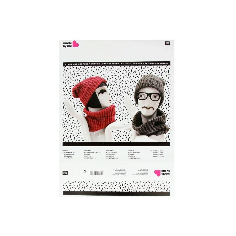 Kit tricotin circulaire 4 pièces – Rico Design (4 diamètres)