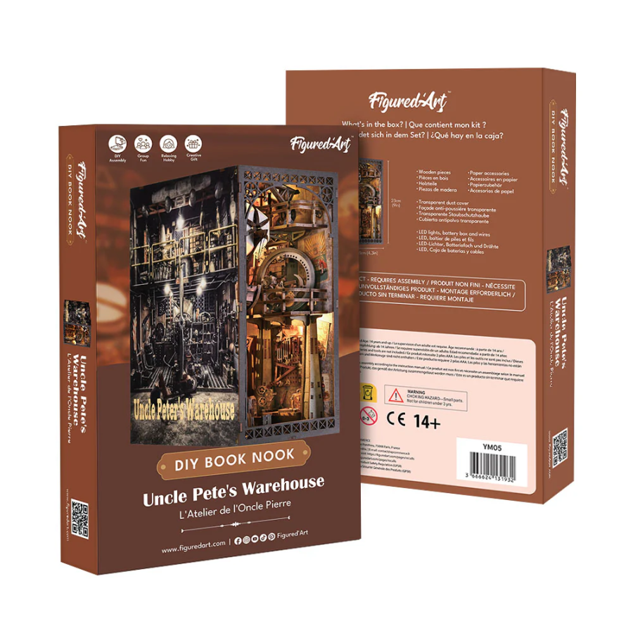 Book Nook « L'Atelier de l'Oncle Pierre  » – Kit DIY
