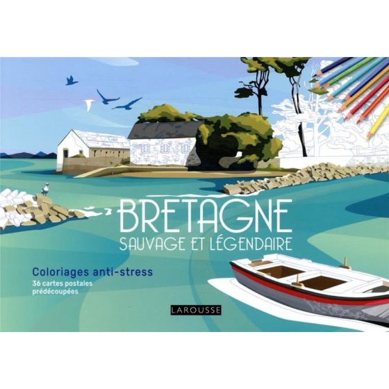Bretagne sauvage et légendaire coloriages