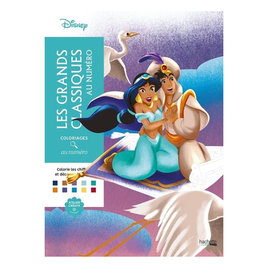 Coloriages au numéro Disney - Les Grands classiques