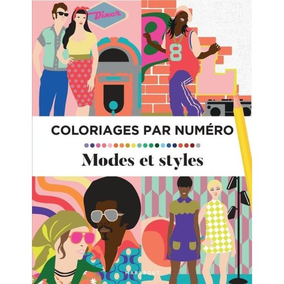 Coloriages par numéro - Mode et styles