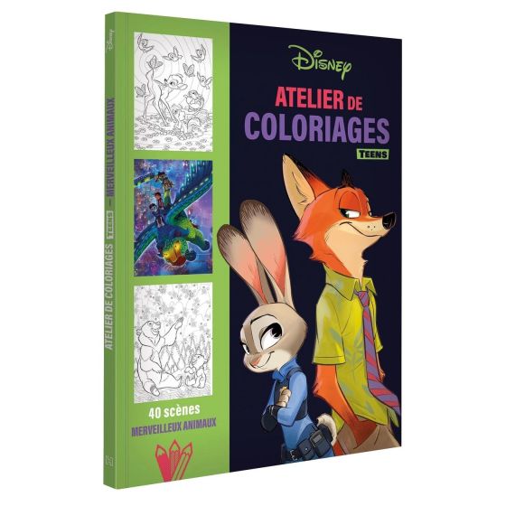 DISNEY TEENS - Atelier de coloriages - Merveilleux Animaux