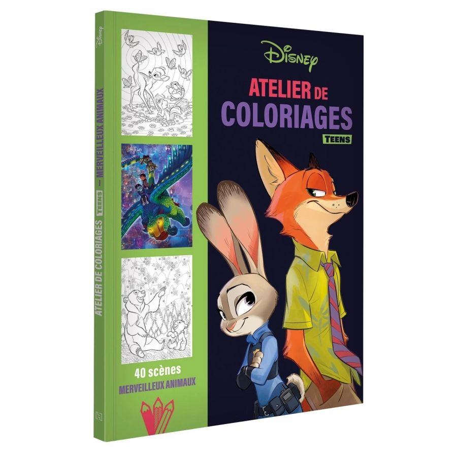 DISNEY TEENS - Atelier de coloriages - Merveilleux Animaux