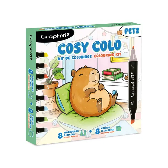 GRAPH'IT Kit de coloriage Cosy Time - PETZ