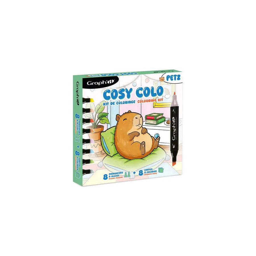 GRAPH'IT Kit de coloriage Cosy Time - PETZ
