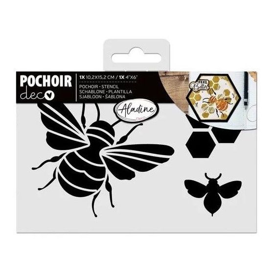 Aladine - Pochoir Abeille 10 x 15 cm