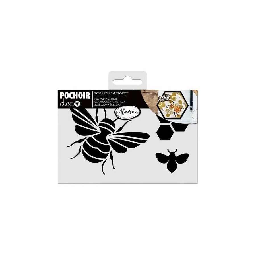 Aladine - Pochoir Abeille 10 x 15 cm
