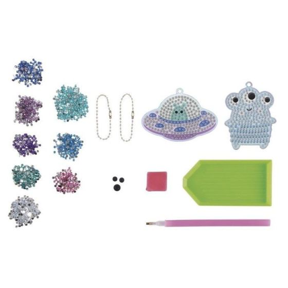 Kit Diamand Painting Ovni + Monstre - Rayher