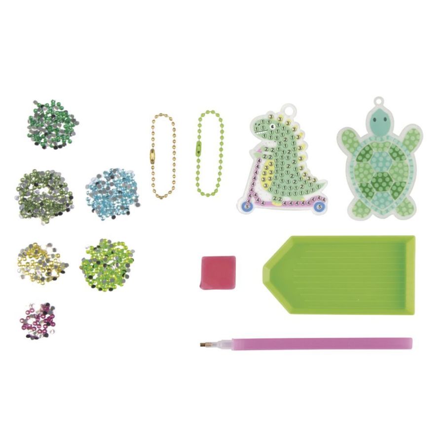 Kit Diamand Painting Dino + Tortue - Rayher