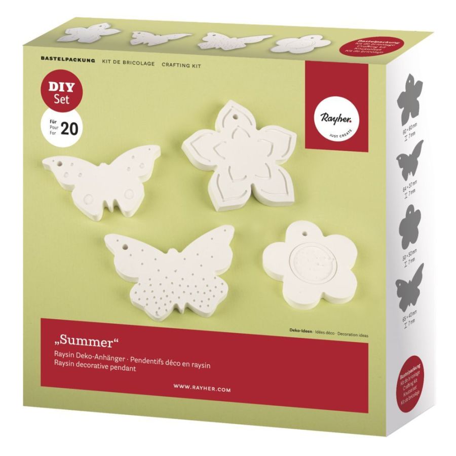 Kit pendentifs déco été en Raysin - Rayher