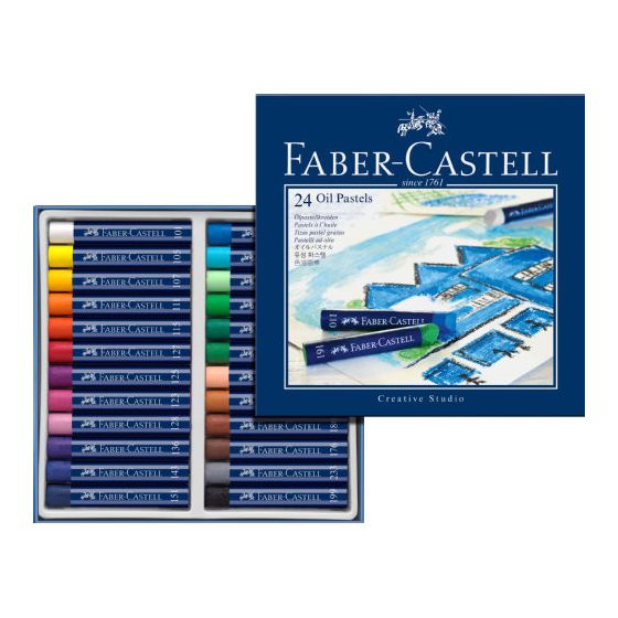 BOITE 24 PASTELS A L'HUILE